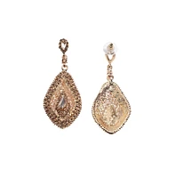Rhinestone Pear Drop Earrings