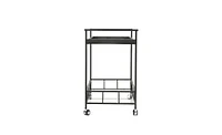 Slickblue Stylish Bar Cart for Portable and Functional Entertaining Storage