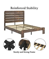 Slickblue Platform Bed Frame for Sturdy Support and Modern Bedroom Style