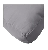 vidaXL Pallet Cushion Gray Fabric
