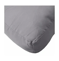vidaXL Pallet Cushions 3 pcs Gray Oxford Fabric