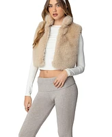 Edikted Women's Cassandra Faux Fur Vest