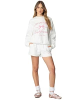 Edikted Women's Cali Bow Sweatshirt