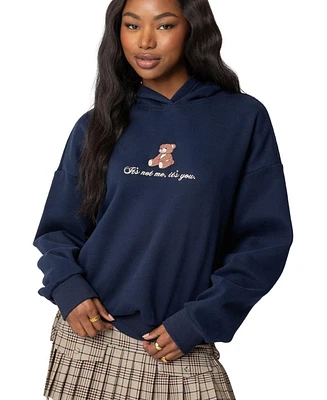 Edikted Women's Teddy Bear Hoodie