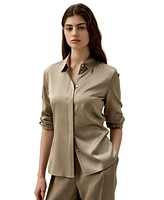 Lilysilk Women's Elegant Silhouette Silk Shirt