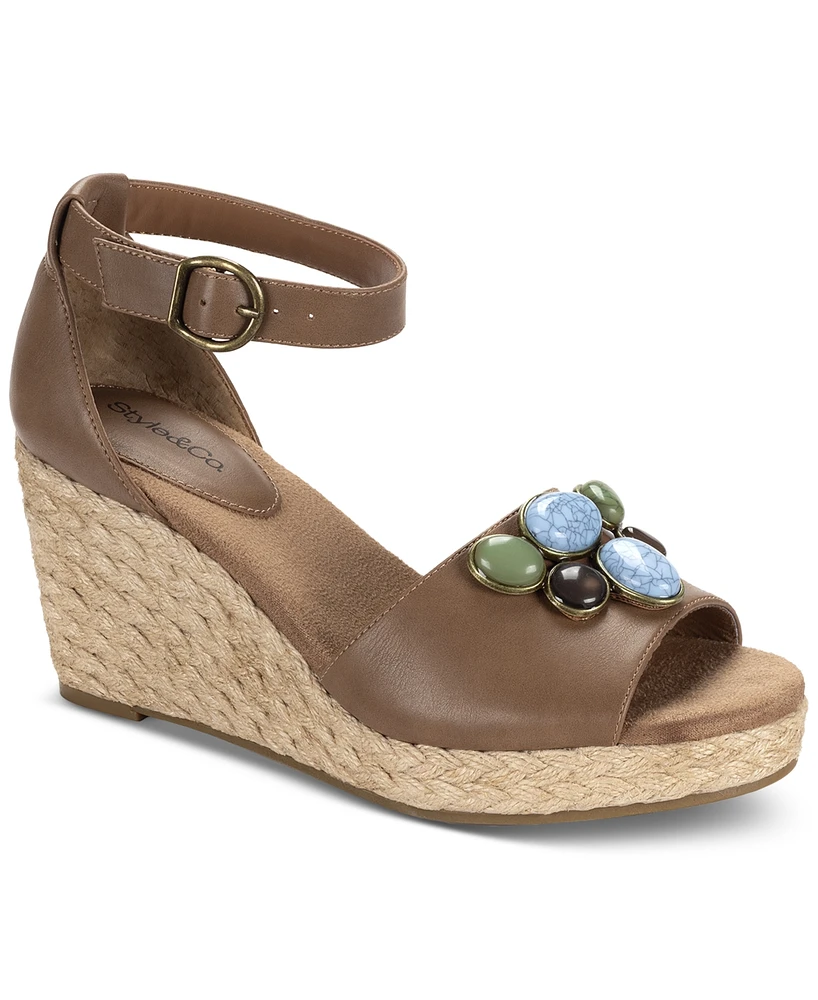 Style & Co Women's Seleeney Wedge Sandals, Exclusively at Macy's