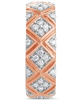 Diamond Argyle Inspired Cluster Band (3/8 ct. t.w.) in 10k Rose Gold