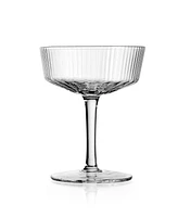 Godinger Sullivan Street Fluted Coupe Glasses, Set of 4
