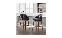 Slickblue Set of 2 Bar Stools for Stylish and Comfortable Counter Seating