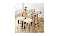 Slickblue Set of 2 Bar Stools for Chic and Comfortable Counter Seating