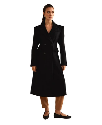 Crescent Women's Frances Wool Blend Blazer Coat