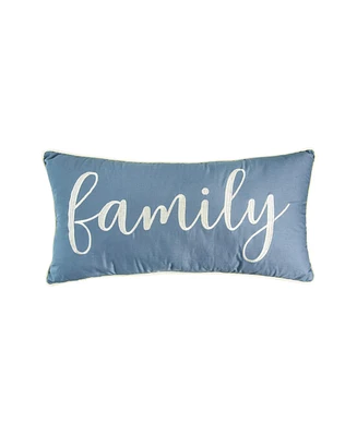 C&F Home 12" x 24" Family Embroidered Throw Pillow