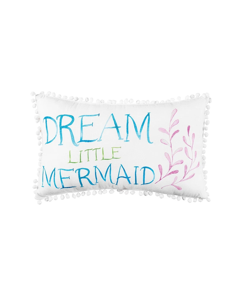 C&F Home 14" x 22" Dream Little Mermaid Printed Throw Pillow