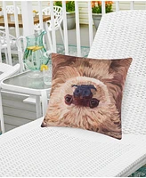 18" x 18" Sloth To Do Indoor/Outdoor Decorative Throw Pillow