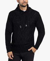 X-Ray Men's Shawl Neck Knit Sweater