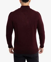 X-Ray Men's Quarter-Zip Pullover Sweater