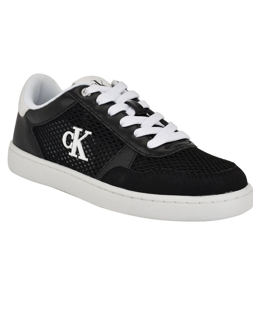 Calvin Klein Women's Heyra Logo Lace-Up Sneakers