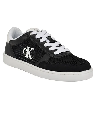 Calvin Klein Women's Heyra Logo Lace-Up Sneakers
