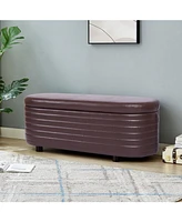 Slickblue Storage Sofa Bench for Stylish Seating and Hidden Storage Solutions