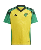 Adidas Big Boys and Girls Yellow Jamaica National Team 2024 Home Replica Jersey