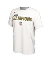 Nike Men's White Uswnt 2024 Summer Olympics Gold Medal T-Shirt