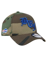 New Era Men's Camo Buffalo Bills Mystic Camo A-Frame 9FORTY Adjustable Hat