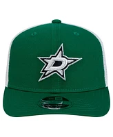 New Era Men's Green Dallas Stars Core Trucker 9SEVENTY Stretch-Snap Hat