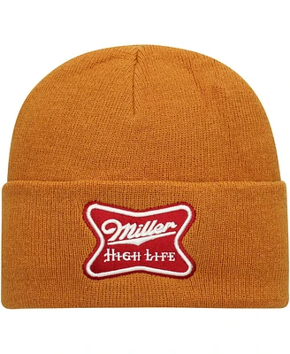 American Needle Men's Brown Miller High Life Cuffed Knit Hat