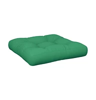 vidaXL Pallet Cushion Green Fabric