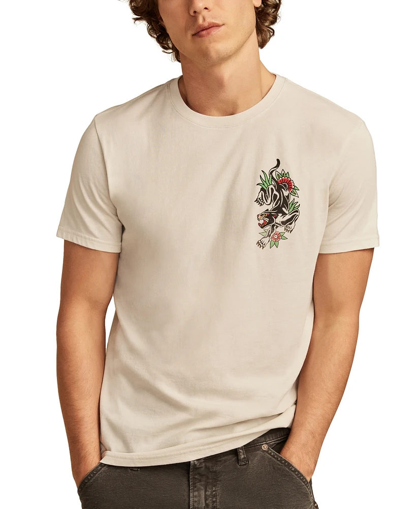 Lucky Brand Men's Lucky's Tattoo Parlor T-Shirt