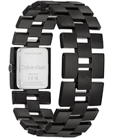 Calvin Klein Women's Ck Meridian Black Ionic Plated Stainless Steel Bracelet Watch, 22mm