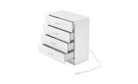 Slickblue 4-Drawer Nightstand Dresser for Stylish and Functional Bedroom Storage