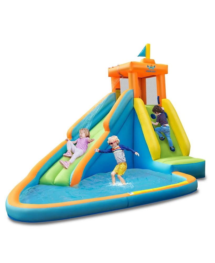 Costway Kids Bounce House Castle Splash Water Pool Without Blower