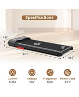 Walking Pad 2.5HP Under Desk Treadmill with Remote Control App-Enabled for Home