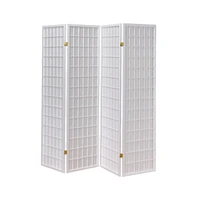 Slickblue Four-Panel Folding Screen for Stylish and Practical Room Separation