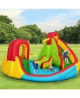 Costway Kids Inflatable Water Slide Bounce Park Splash Pool