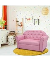 Gouun Kids Princess Armrest Chair Lounge Couch