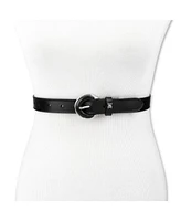 Sam Edelman Leather-Inset Harness Buckle Belt
