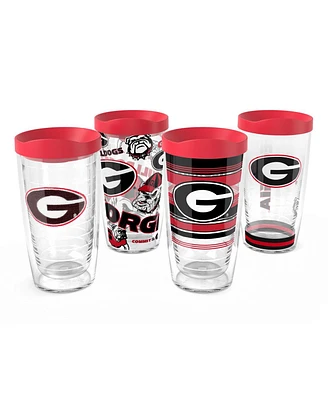 Tervis Tumbler Georgia Bulldogs Four-Pack 16oz. Classic Tumbler Set