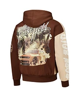 Reason Men's and Women's Cream/Brown Dodge Hellcat Raise Hell Full-Zip Hoodie