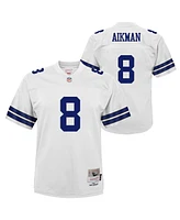 Mitchell & Ness Big Boys and Girls Troy Aikman White Dallas Cowboys 1992 Legacy Jersey