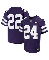 Nike Big Boys and Girls 24 Purple Kansas State Wildcats Untouchable Football Jersey