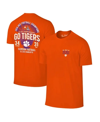 The Victory Men's Orange Clemson Tigers 2024 Acc Football Conference Champions Score T-Shirt