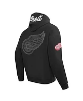 Pro Standard Men's Black Detroit Red Wings Paint the City Pullover Hoodie