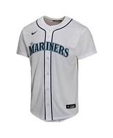 Nike Big Boys and Girls White Seattle Mariners Home Game Jersey