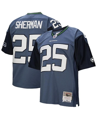 Mitchell & Ness Men's Richard Sherman Blue Seattle Seahawks 2011 Legacy Replica Jersey