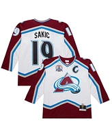 Mitchell & Ness Men's Joe Sakic White Colorado Avalanche 2000-01 Power Play Jersey