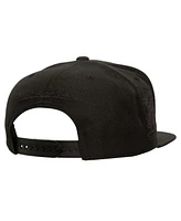 Mitchell & Ness Men's Black Colorado Avalanche Soul Strike Cultivated Pearl Tonal Snapback Hat