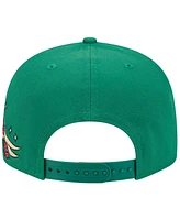 New Era Men's Kelly Green Boston Celtics Injection City Art 9FIFTY Snapback Hat