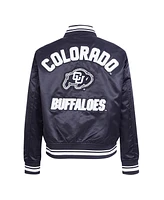 Pro Standard Women's Black Colorado Buffaloes Satin Cultivated Pearl Full-Snap Jacket